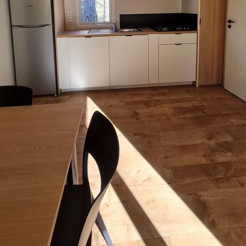 Stacaravan 6 personen - Superieure stacaravan met 3 slaapkamers Terracotta