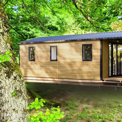 Stacaravan 4 personen - Stacaravan Luxe Panoramique 3 Kamers 4 Personen + TV