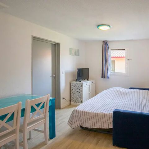 Studio 4 persons - with sleeping area sleeps 4