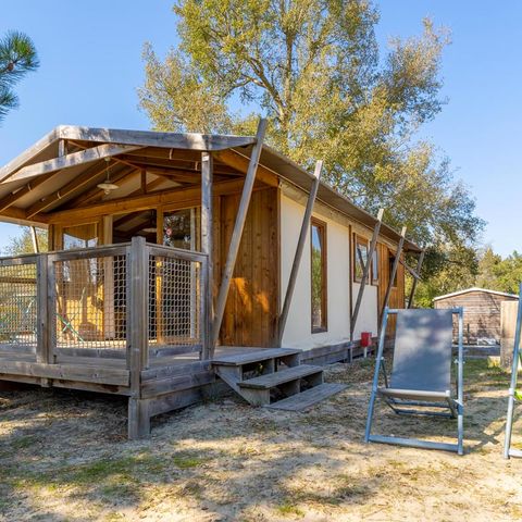 TENDA IN TELA E LEGNO 5 persone - SAFARI Lodge 5 pers