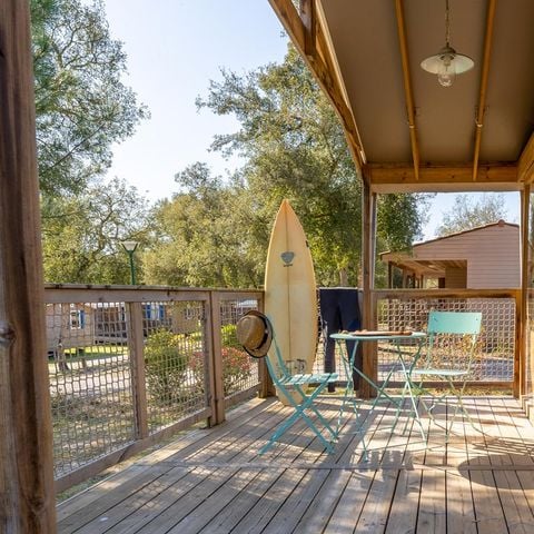 TENTE TOILE ET BOIS 5 personnes - SAFARI Lodge 5 pers