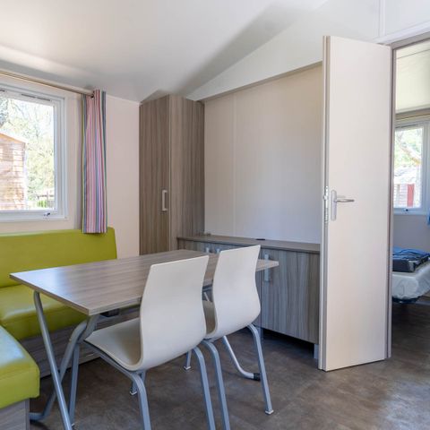 Stacaravan 4 personen - Authentiek 2 slaapkamers 4 pers