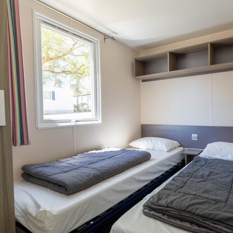 Stacaravan 4 personen - Authentiek 2 slaapkamers 4 pers