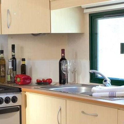 MOBILHOME 6 personas - Classic | 2 Dormitorios | 4/6 Pers. | Terraza elevada