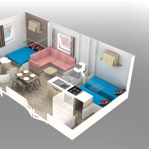 Stacaravan 4 personen - SWEET HOME