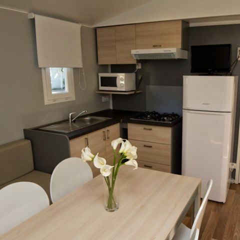 Mobilhome 6 personas - EVASION, 3 DORMITORIOS + aire acondicionado + TV