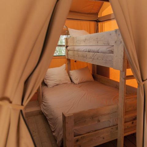 CANVAS AND WOOD TENT 5 people - SAFARI