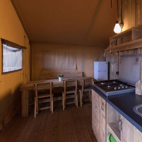 Tente en toile et en bois 5 personnes - SAFARI