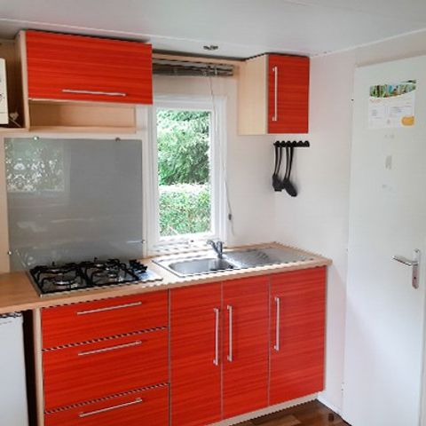 Mobilheim 2 personen - Classic | 1 Schlafz. | 2 Pers. | Erhöhte Terrasse
