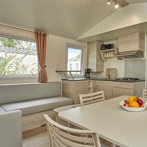 Mobilhome 6 personnes - Mobil-home | Comfort | 3 Ch. | 6 Pers. | Terrasse surélevée | Clim.