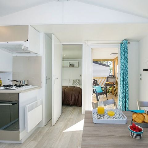 Stacaravan 4 personen - Comfort XL | 2 slaapkamers | 4 pers. | Overdekt terras