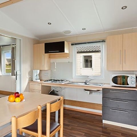 Mobilhome 6 personnes - Mobil-home PMR | Comfort XL | 2 Ch. | 4/6 Pers. | Terrasse surélevée | Clim. | TV