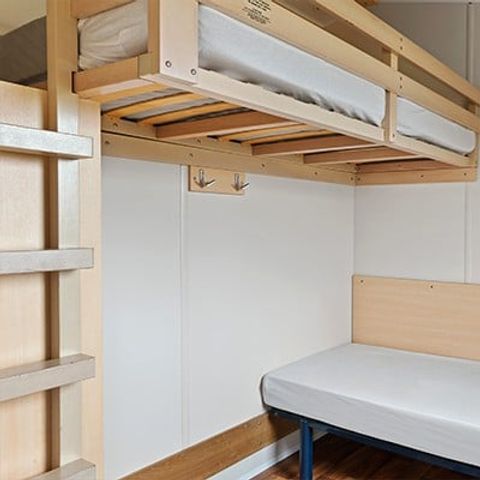 CASA MOBILE 6 persone - Casa mobile PMR | Comfort XL | 2 Camere da letto | 4/6 Persone | Terrazza rialzata | Aria condizionata | TV
