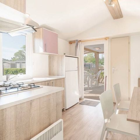 MOBILHOME 6 personas - Confort | 3 Dormitorios | 6 Pers | Terraza elevada | Aire acondicionado