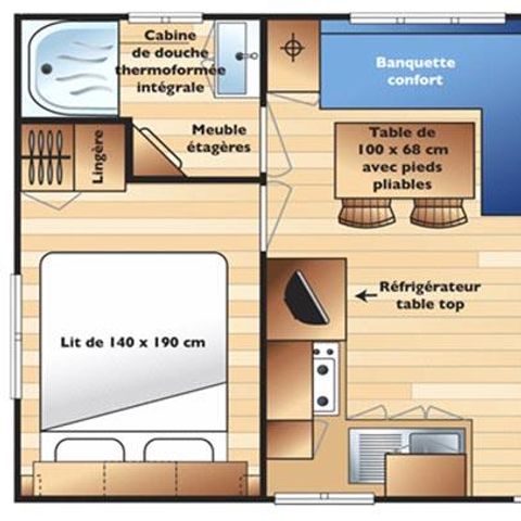 Mobile home 4 persons - SUPER VENUS