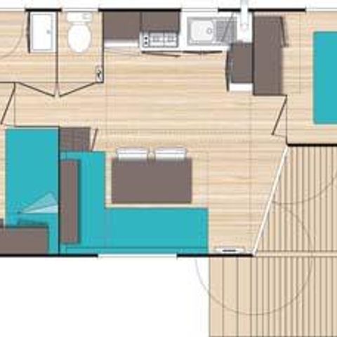 MOBILHOME 4 personas - NOUMEA