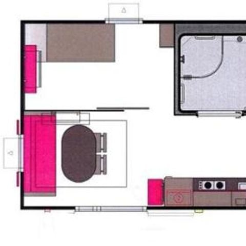 MOBILE HOME 4 people - ANDARO PMR