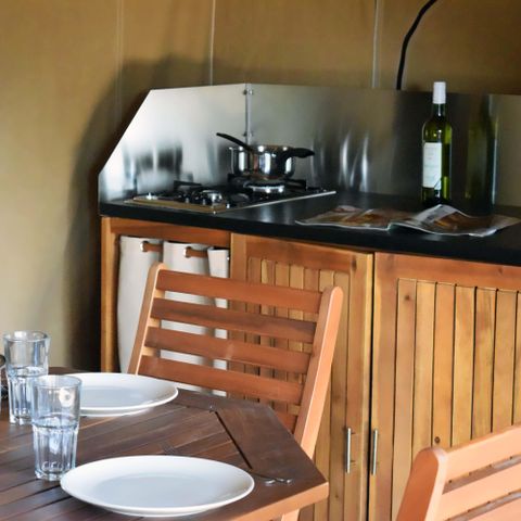 Safarizelt 5 personen - LODGE KENYA - OHNE SANITÄRE ANLAGEN