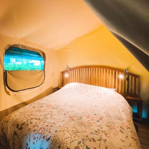 tent 5 personen - Lodge Kenya 34.50 m² - zonder sanitair 5 slaapplaatsen