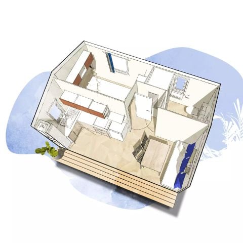 MOBILHOME 2 personnes - Mobil-home Bahia 2 personnes