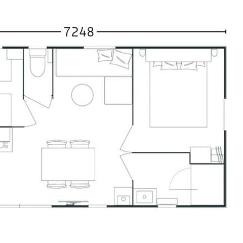MOBILHOME 4 personas - Mobilhome Bahia 27m2 - 4 pers