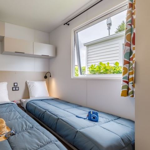 Mobilheim 4 personen - „HOHER KOMFORT“ - 2 Schlafzimmer - Klimaanlage