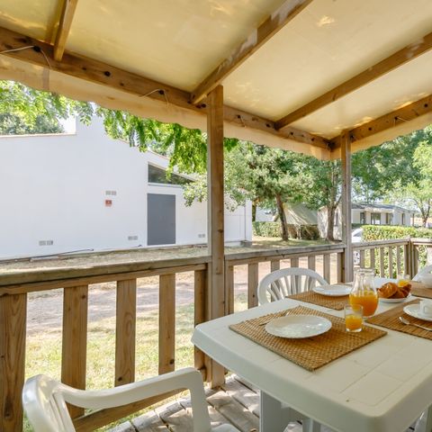 Stacaravan 4 personen - Comfort 3 kamers 4 personen + TV