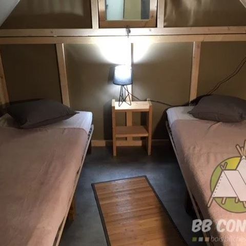 Glampingtent 2 personen - Cyclotente - 1 Kamer