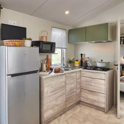 Mobilheim 5 Personen - Confort Familie 3 Zimmer 5 Personen + TV