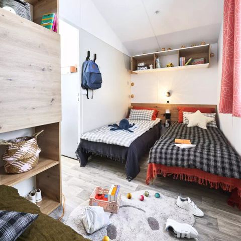 Stacaravan 5 personen - Comfort Familie - 3 Kamers - TV