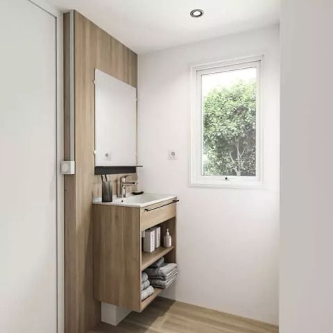 Stacaravan 2 personen - Excellence 2 kamers 2 personen Airconditioning + TV