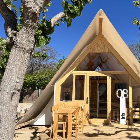 TENDA IN TELA E LEGNO 4 persone - Campeggio Kentia