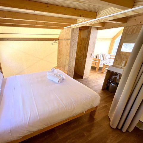 TENTE TOILE ET BOIS 5 personnes - Iris