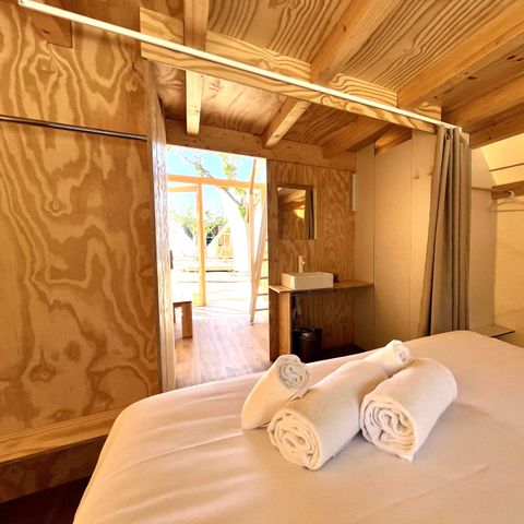 Tente en toile et en bois 5 personnes - Iris