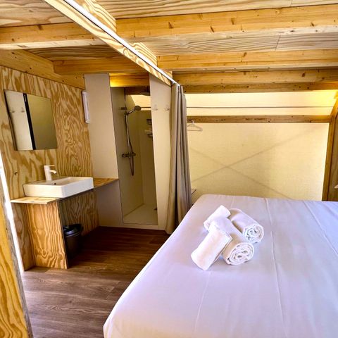 Tente en toile et en bois 5 personnes - Iris