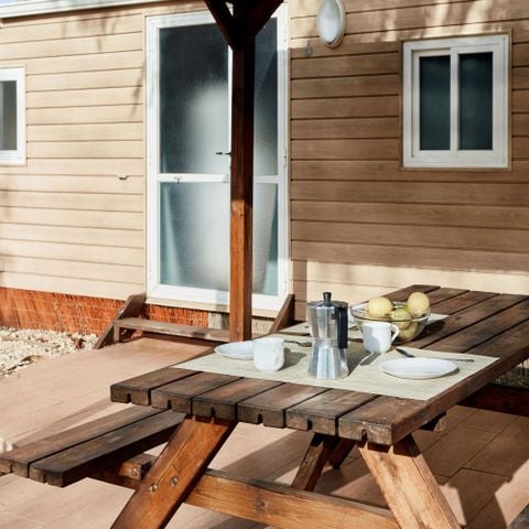 MOBILHOME 4 personnes - Bungalow Standard - CLIM - WIFI - DRAPS - SERVIETTES