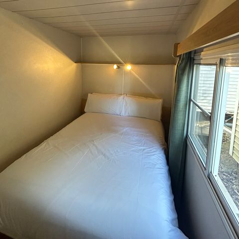 Mobilheim 4 Personen - Bungalow Standard - KLIMA - WIFI - DRAPS - TISCHTÜCHER