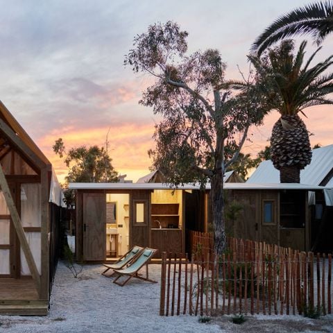 TENDA IN TELA E LEGNO 4 persone - Cabina-Tenda Senyoret