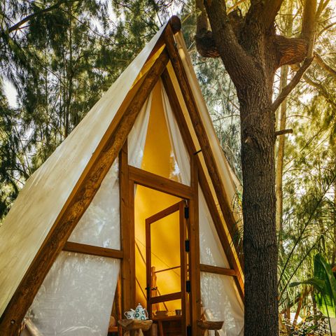 CANVAS AND WOOD TENT 4 people - Glamping