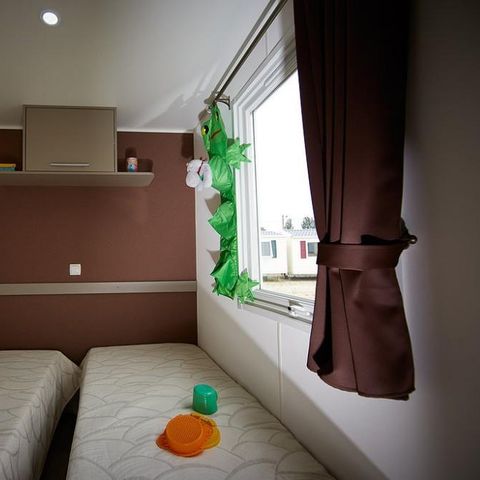 MOBILHOME 6 personnes - Cottage DORDOGNE TRIBU - 3 chambres avec terrasse couverte 18m²