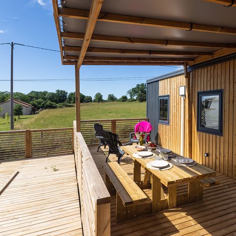 Mobile home 4 persons - Cottage Terrasses du Causse - PMR access
