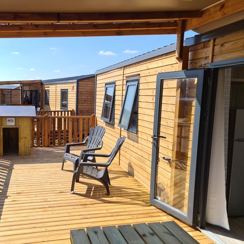 Mobile home 4 persons - Cottage Les P'tit Quercynois (Arrival Sunday) - 2 bedrooms - 2 bathrooms