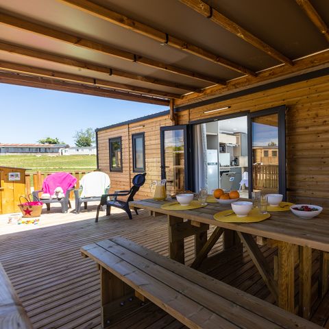 Mobile home 6 persons - Cottage Le P'tit Quercynois (Arrival Saturday) - 3 bedrooms - 2 bathrooms