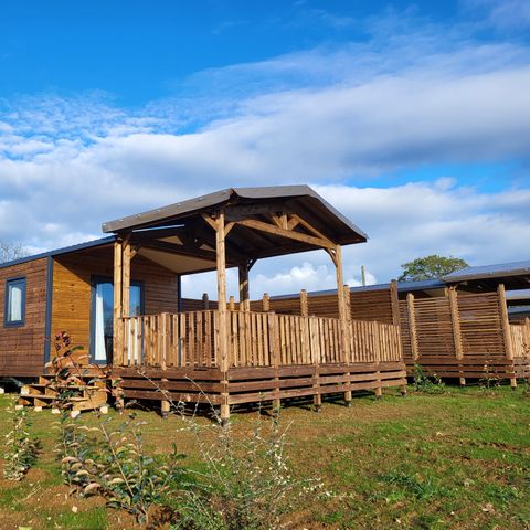 Mobile home 4 persons - Cottage Les Étoiles Occitanes (Arrival Saturday)