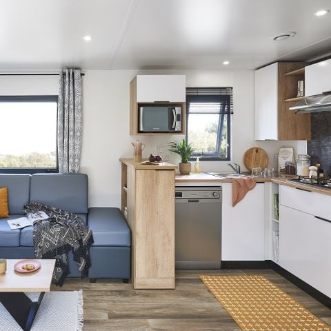 MOBILHOME 10 personnes - Cottage Premium "Route de la noix" 5 ch. - TV - CLIM - LV - 3 SDB