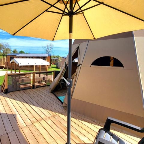 UNUSUAL ACCOMMODATION 4 people - Tipi Insolite Premium Cochise 2 bdrm. - BATHROOM