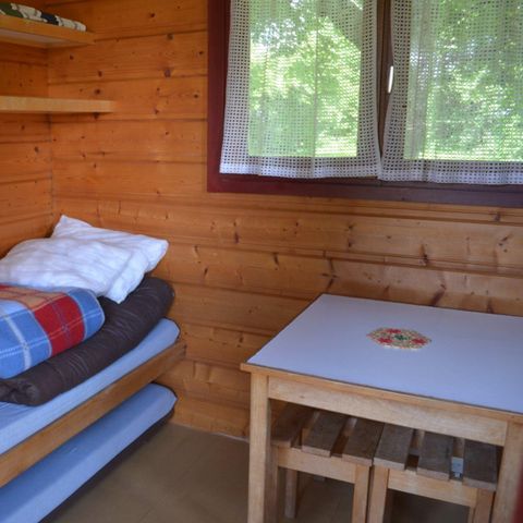 Chalet 2 personen - Mini-Chalet Anaïs (ohne Sanitäranlagen)