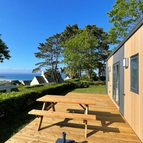 Mobile home 6 persons - R-Home 37m² (3 bedrooms 2 bathrooms) Terrace Sea view