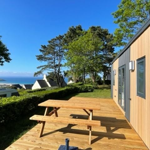 MOBILHOME 6 personnes - R-Home 37m² (3 CH 2 SDB) Terrasse Vue mer