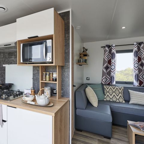 Mobile home 6 persons - R-Home 32m² (3 CH 1 SDB) Terrace Sea view